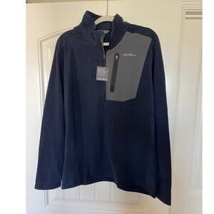 Eddie Bauer | NWT Men's XL Mr Cloud Layer 1/2 Zip Pullover Fleece